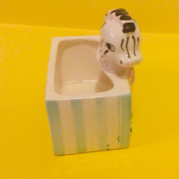 Cute Nursery Planter with Baby Zebra - Picture 2 of 4